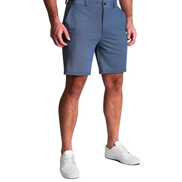 State and Liberty Athletic Fit Drawstring Shorts - Blue & White Dots | Shorts