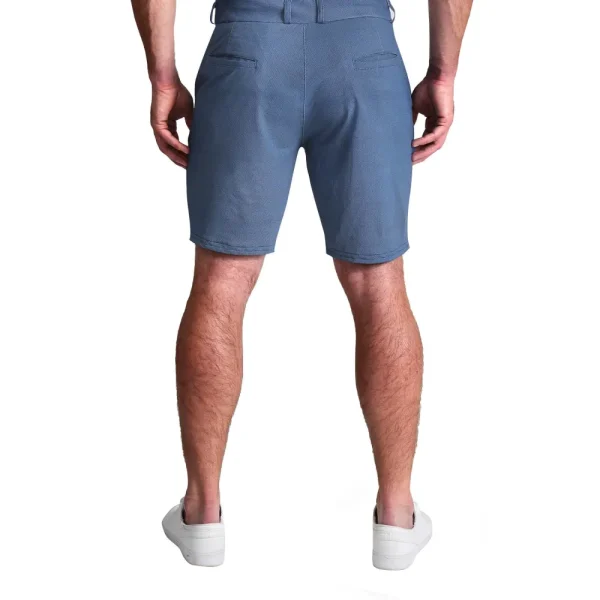 State and Liberty Athletic Fit Drawstring Shorts - Blue & White Dots | Shorts