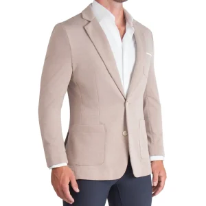 State and Liberty Athletic Fit Knit Blazer - Desert Taupe | Casual Blazers | Blazers