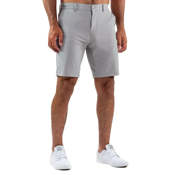 State and Liberty Athletic Fit Shorts - Light Grey | Shorts