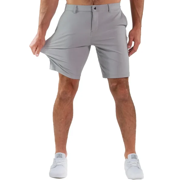 State and Liberty Athletic Fit Shorts - Light Grey | Shorts
