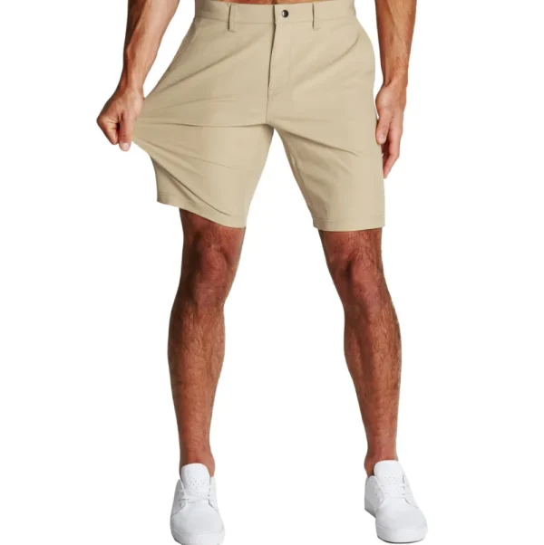 State and Liberty Athletic Fit Shorts - Mid Khaki | Shorts