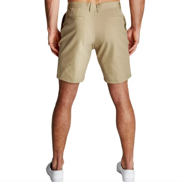 State and Liberty Athletic Fit Shorts - Mid Khaki | Shorts