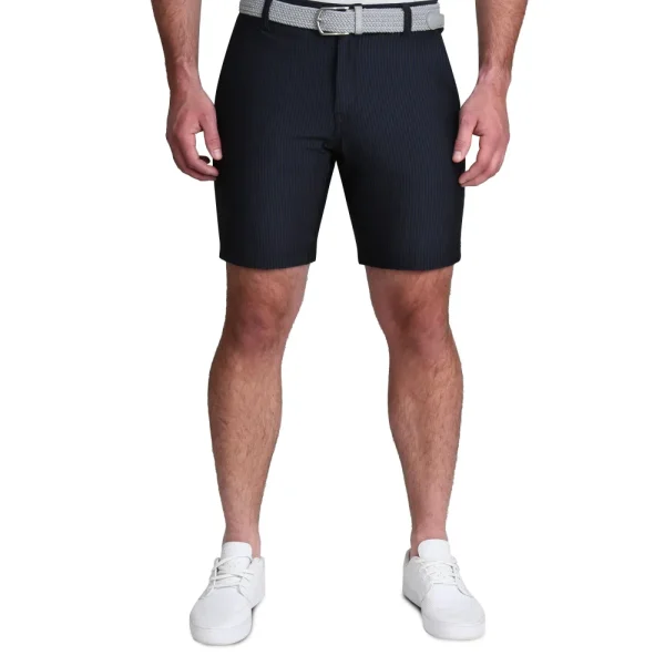 State and Liberty Athletic Fit Shorts - Navy Seersucker | Shorts