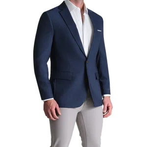 State and Liberty Athletic Fit Stretch Blazer - Heathered Navy | Casual Blazers | Blazers