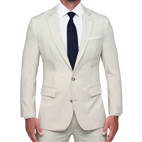 State and Liberty Athletic Fit Stretch Blazer - Lightweight Heathered Bamboo | Casual Blazers | Blazers