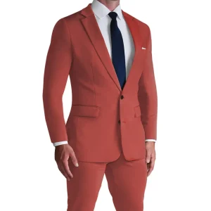 State and Liberty Athletic Fit Stretch Blazer - Solid Brick | Casual Blazers | Blazers