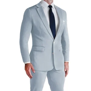 State and Liberty Athletic Fit Stretch Blazer - Solid Cool Blue | Casual Blazers | Blazers