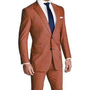 State and Liberty Athletic Fit Stretch Blazer - Heathered Burnt Orange | Casual Blazers | Blazers