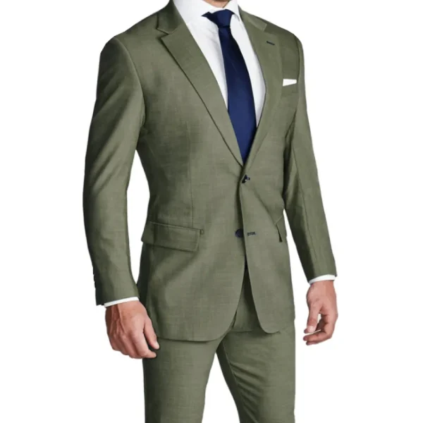 State and Liberty Athletic Fit Stretch Blazer - Heathered Forest Green | Casual Blazers | Blazers
