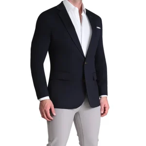 State and Liberty Athletic Fit Stretch Blazer - Navy | Casual Blazers | Blazers