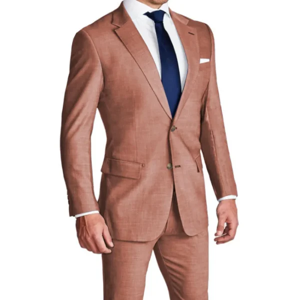 State and Liberty Athletic Fit Stretch Blazer - Heathered Salmon | Casual Blazers | Blazers