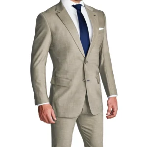 State and Liberty Athletic Fit Stretch Blazer - Heathered Stone | Casual Blazers | Blazers