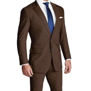 State and Liberty Athletic Fit Stretch Blazer - Lightweight Heathered Chocolate | Casual Blazers | Blazers