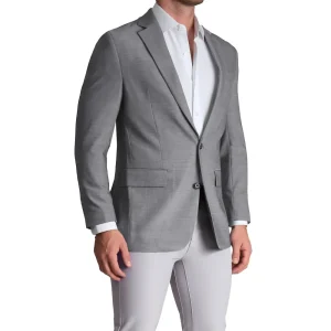 State and Liberty Athletic Fit Stretch Blazer - Heathered Grey | Casual Blazers | Blazers