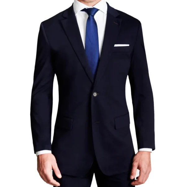 State and Liberty Athletic Fit Stretch Blazer - Navy | Casual Blazers | Blazers