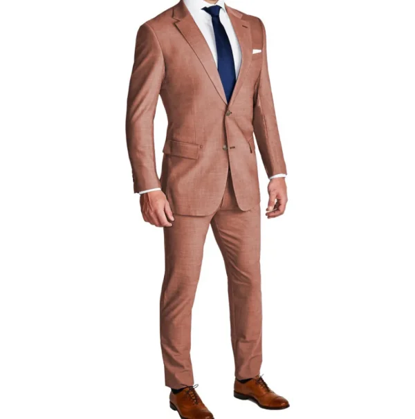 State and Liberty Athletic Fit Stretch Blazer - Heathered Salmon | Casual Blazers | Blazers