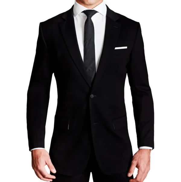 State and Liberty Athletic Fit Stretch Blazer - Black | Casual Blazers | Blazers