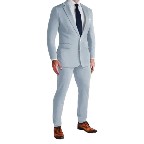State and Liberty Athletic Fit Stretch Blazer - Solid Cool Blue | Casual Blazers | Blazers