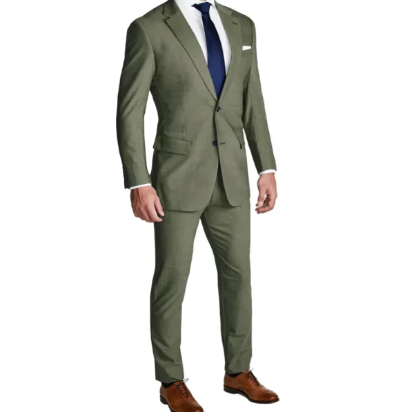 State and Liberty Athletic Fit Stretch Blazer - Heathered Forest Green | Casual Blazers | Blazers