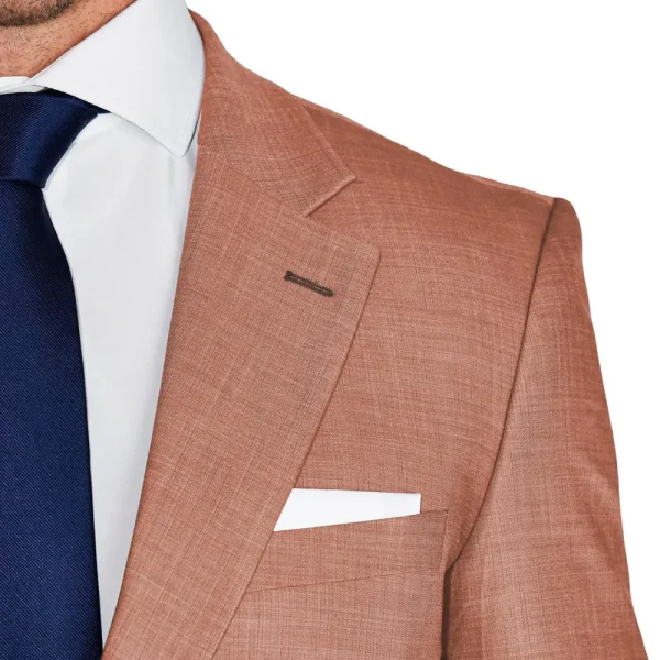 State and Liberty Athletic Fit Stretch Blazer - Heathered Salmon | Casual Blazers | Blazers
