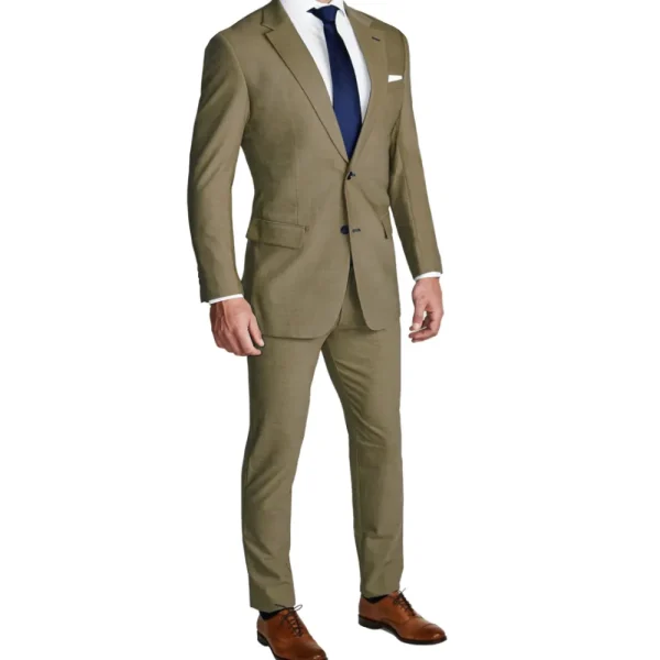 State and Liberty Athletic Fit Stretch Blazer - Heathered Sand | Casual Blazers | Blazers