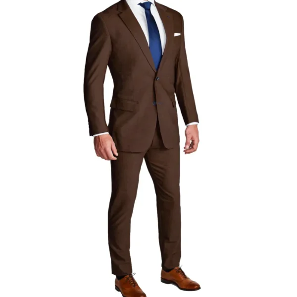 State and Liberty Athletic Fit Stretch Blazer - Lightweight Heathered Chocolate | Casual Blazers | Blazers
