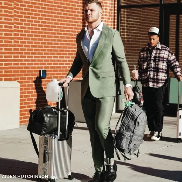 State and Liberty Athletic Fit Stretch Blazer - Heathered Forest Green | Casual Blazers | Blazers