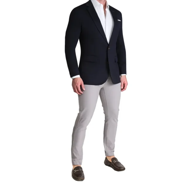 State and Liberty Athletic Fit Stretch Blazer - Navy | Casual Blazers | Blazers