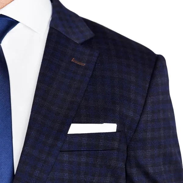 State and Liberty Athletic Fit Stretch Blazer - Blue Plaid | Casual Blazers | Blazers