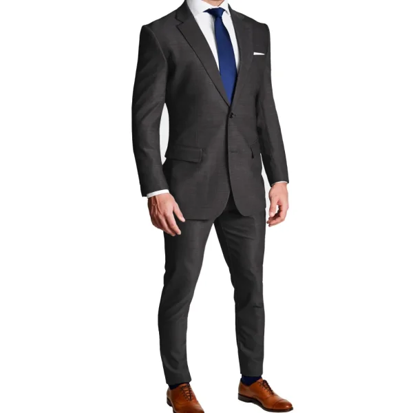 State and Liberty Athletic Fit Stretch Blazer - Heathered Charcoal | Casual Blazers | Blazers