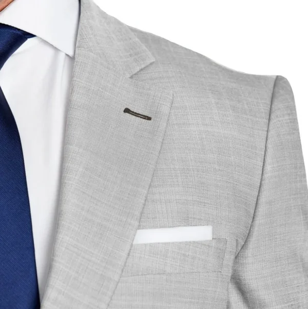 State and Liberty Athletic Fit Stretch Blazer - Lightweight Heathered Light Grey | Casual Blazers | Blazers