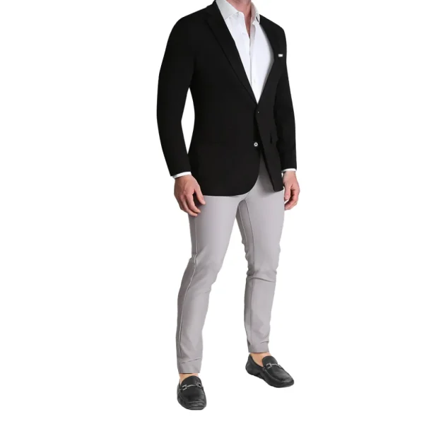 State and Liberty Athletic Fit Stretch Blazer - Black | Casual Blazers | Blazers