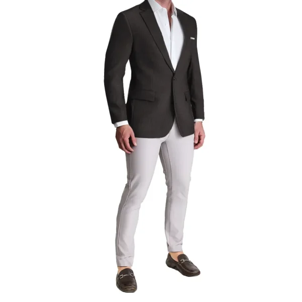 State and Liberty Athletic Fit Stretch Blazer - Heathered Charcoal | Casual Blazers | Blazers