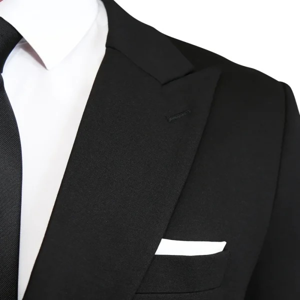 State and Liberty Athletic Fit Stretch Blazer - Black Double Breasted | Casual Blazers | Blazers