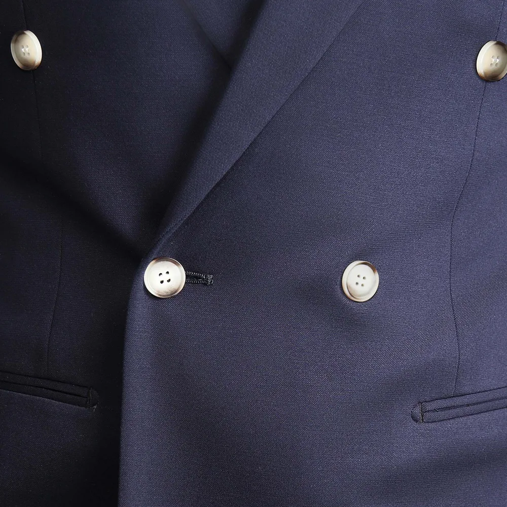 State and Liberty Athletic Fit Stretch Blazer - Navy Double Breasted | Casual Blazers | Blazers