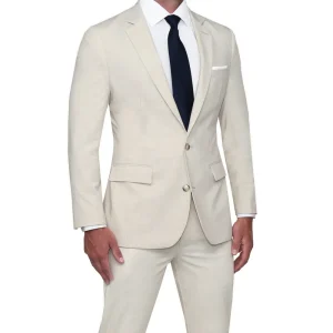 State and Liberty Athletic Fit Stretch Suit - Lightweight Heathered Bamboo | Suits