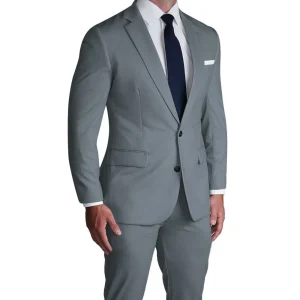 State and Liberty Athletic Fit Stretch Suit - Solid Dusty Sage | Suits
