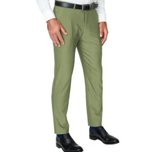 State and Liberty Athletic Fit Stretch Suit Pants - Heathered Forest Green | Suit Pants | Dress Pants