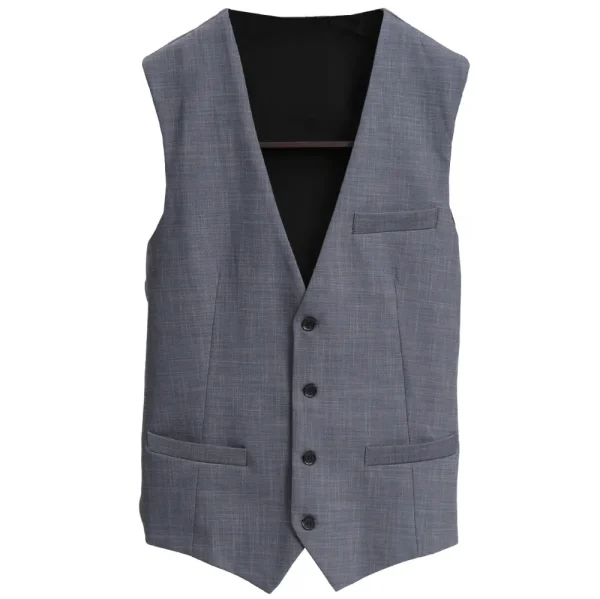 State and Liberty Athletic Fit Stretch Suit Vest - Heathered Grey | Vests