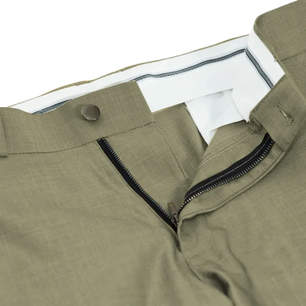 State and Liberty Athletic Fit Stretch Suit Pants - Heathered Olive | Suit Pants | Dress Pants