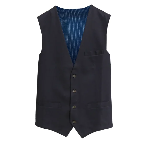 State and Liberty Athletic Fit Stretch Suit Vest - Navy | Vests