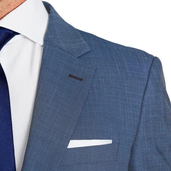 State and Liberty Athletic Fit Stretch Suit - Heathered Blue | Suits