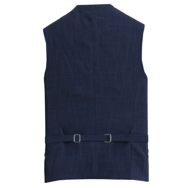 State and Liberty Athletic Fit Stretch Suit Vest - Heathered Navy | Vests