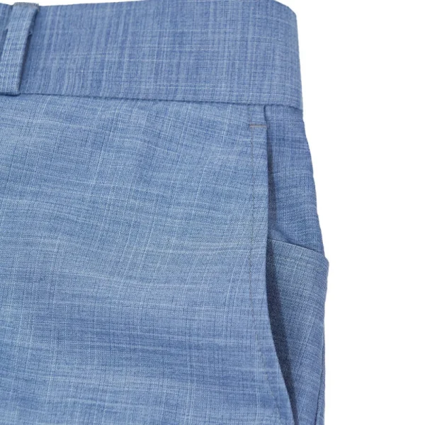 State and Liberty Athletic Fit Stretch Suit Pants - Heathered Light Blue | Tech Chinos | Suit Pants