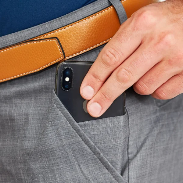 State and Liberty Athletic Fit Stretch Suit Pants - Heathered Grey | Tech Chinos | Suit Pants