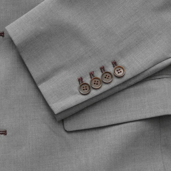State and Liberty Athletic Fit Stretch Suit - Lightweight Heathered Smoked Grey | Suits