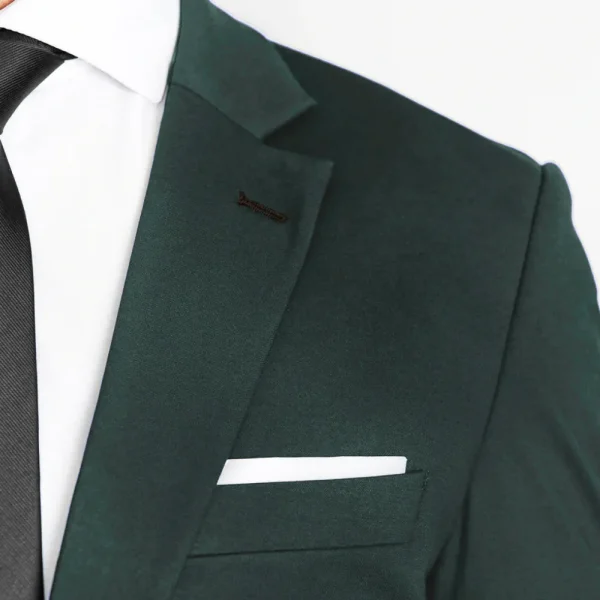 State and Liberty Athletic Fit Stretch Suit - Solid Hunter Green | Suits