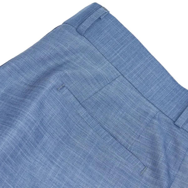 State and Liberty Athletic Fit Stretch Suit - Heathered Light Blue | Suits