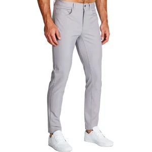 State and Liberty Athletic Fit Stretch Tech Chino - Light Grey | Shorts | Jeans